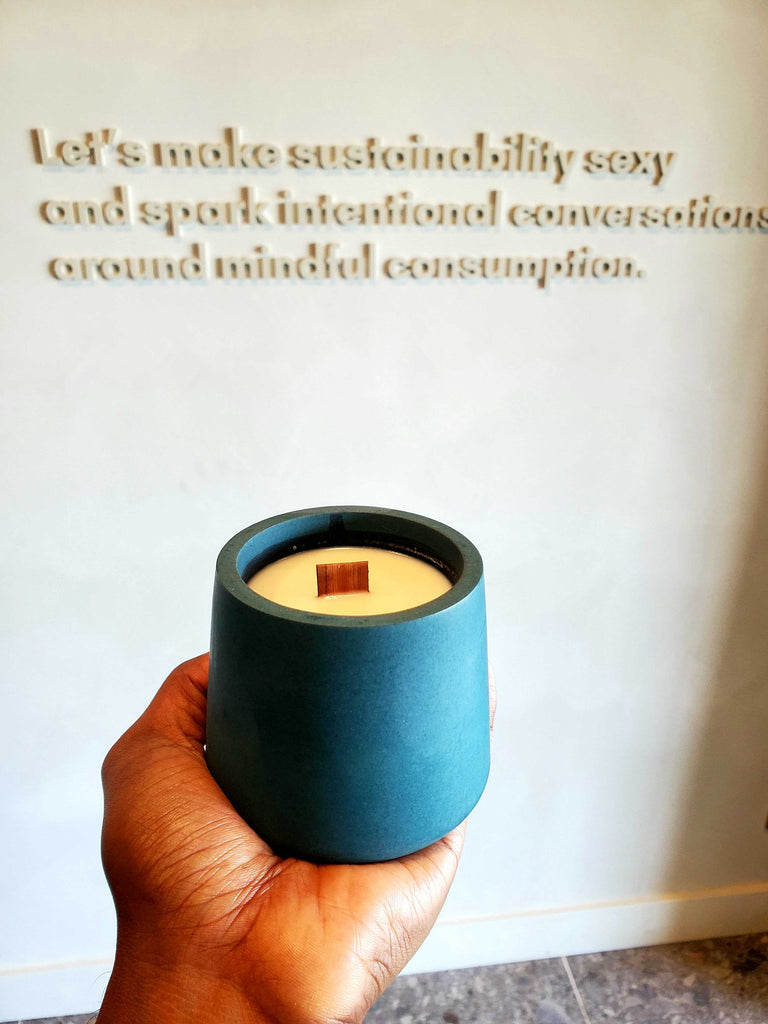 HANDMADE CONCRETE CANDLE