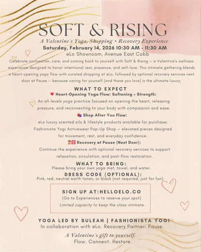 Soft & Rising – A Valentine’s Morning Yoga Experience - 2/14